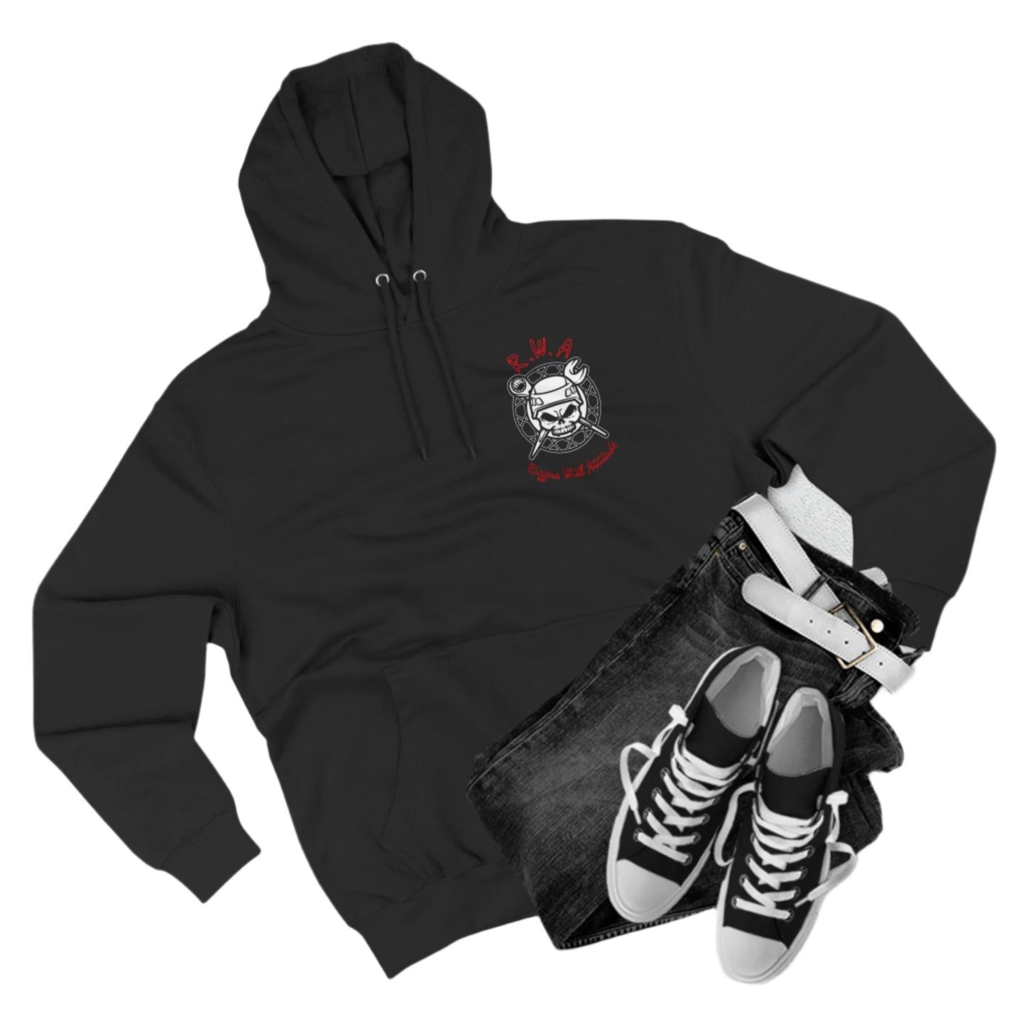 Riggers With ATTITUDE - Three-Panel Fleece Hoodie