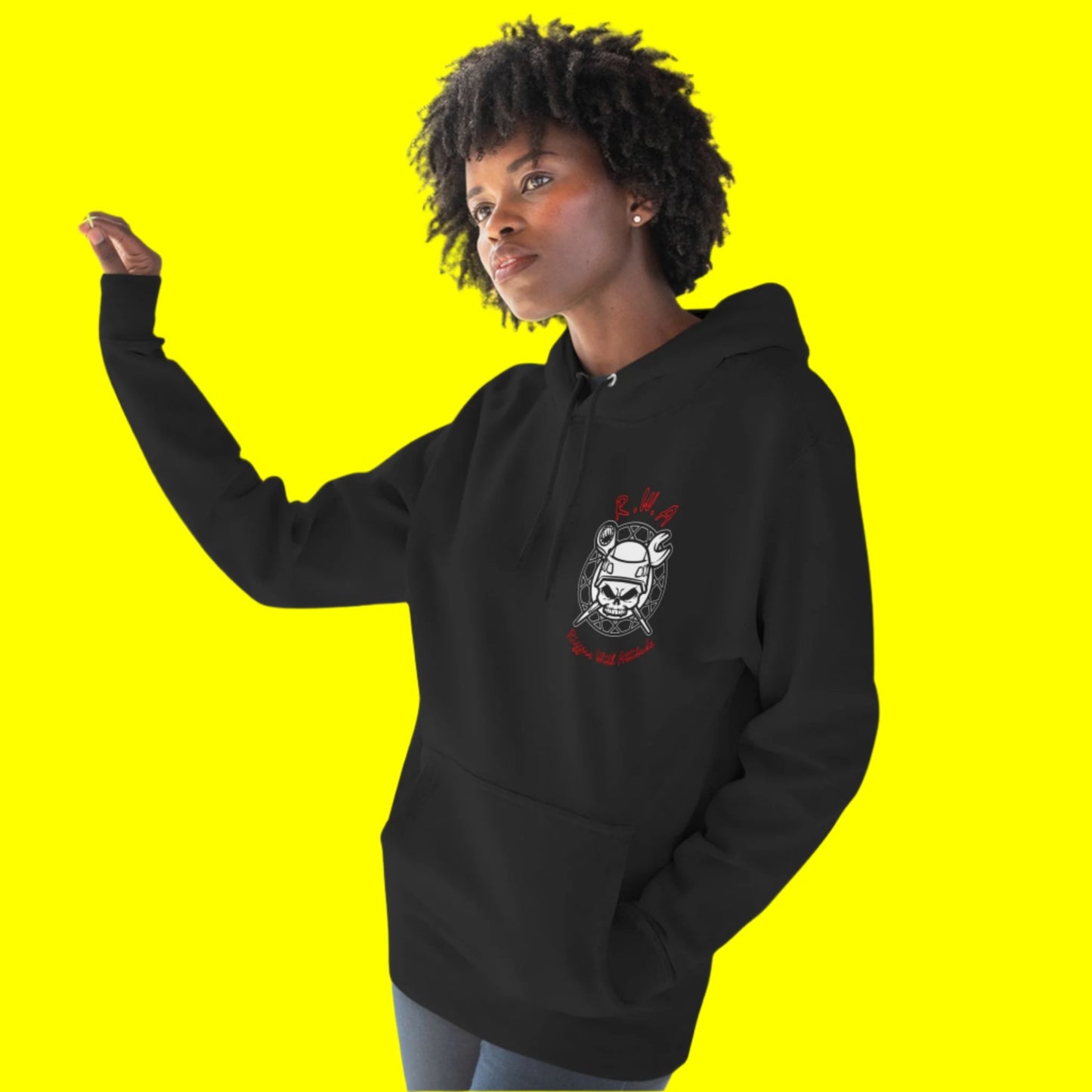 Riggers With ATTITUDE - Three-Panel Fleece Hoodie